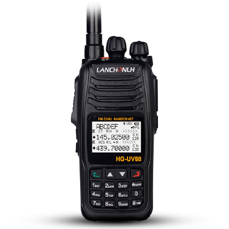 Bluetooth Aviation UV Radio-walkietalkie met twee segmenten